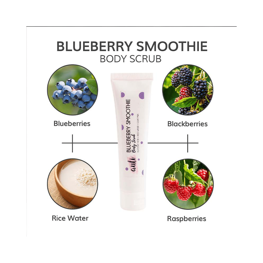 Auli Blueberry Smoothie Body Scrub - Image 2
