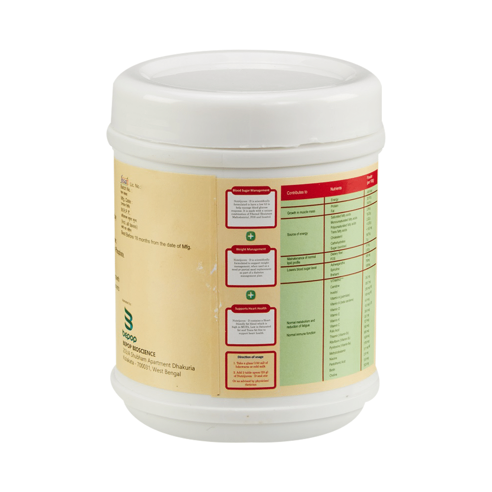 Nutrijuven - D Diabetic Care Powder (200gm Each) Zero Sugar Vanilla - Image 2