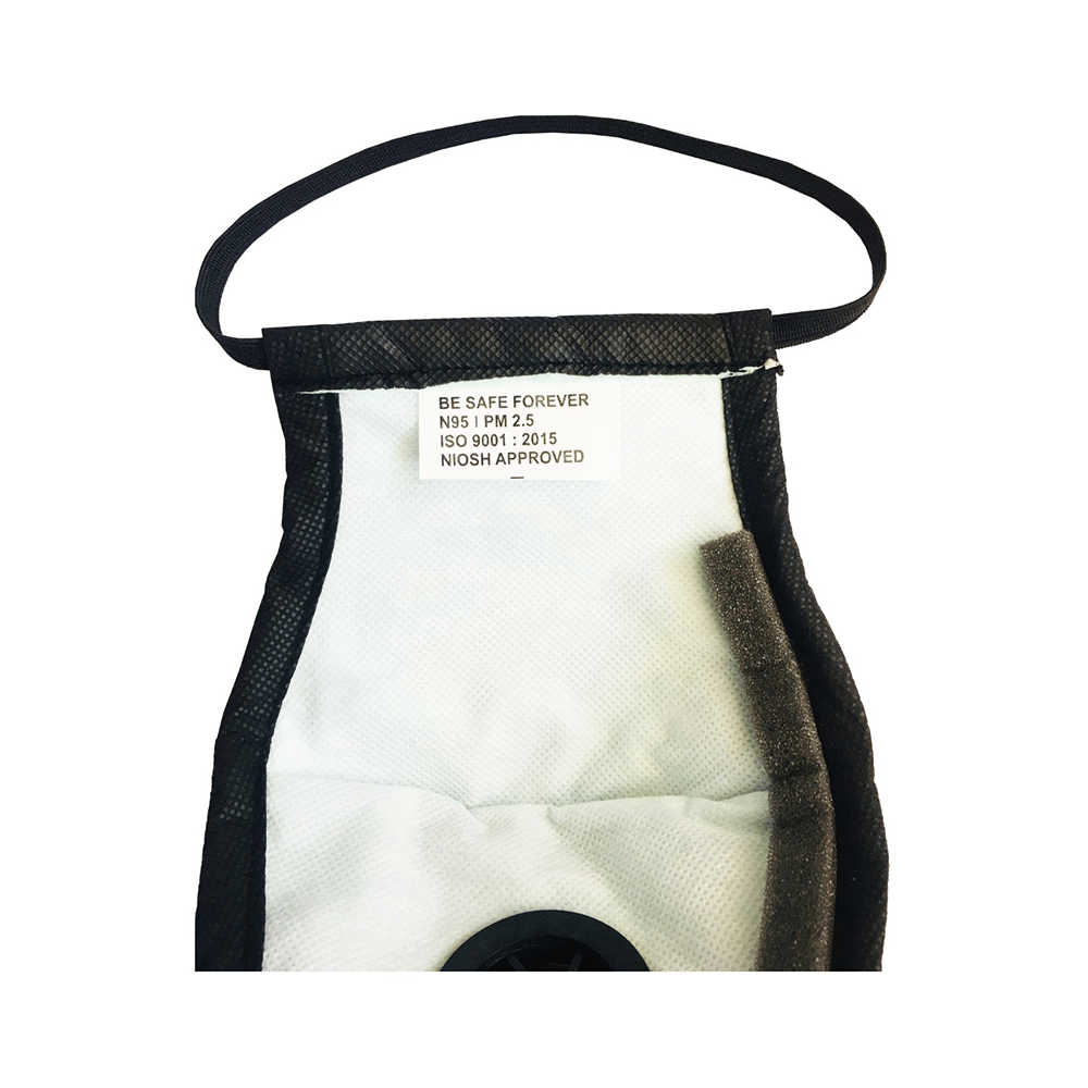 BESAFE Forever Fresho N95 PM2.5 Anti Pollution Mask Black - Image 3