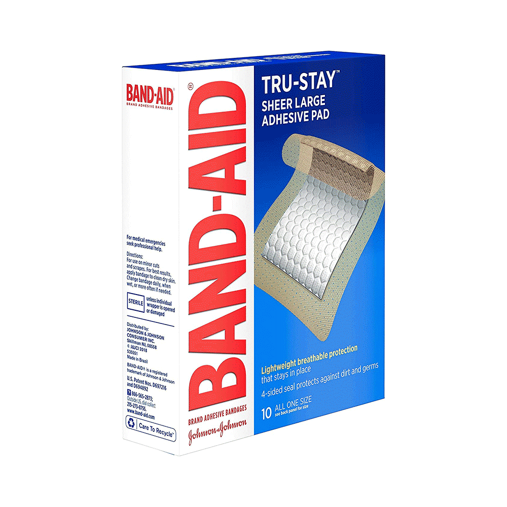 Tru-Stay Band aid Sheer Large Adhesive Pad - Image 7