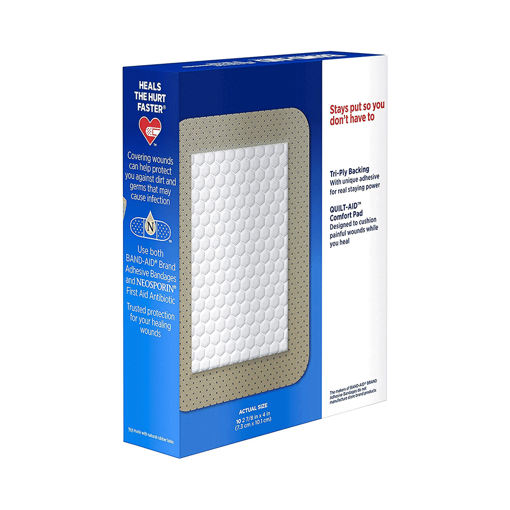 Tru-Stay Band aid Sheer Large Adhesive Pad - Image 5