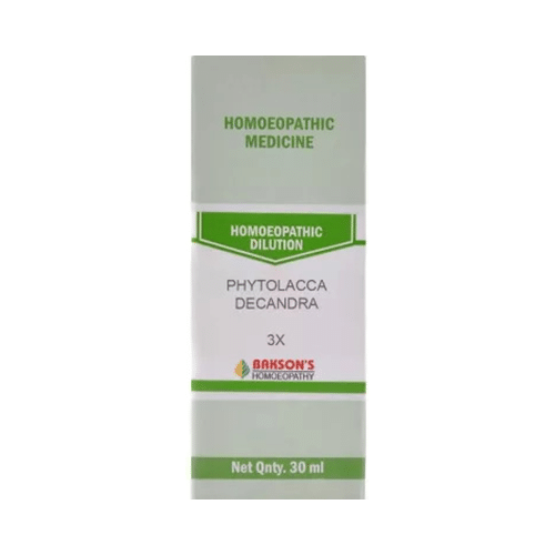 Bakson's Homeopathy Phytolacca Decandra Dilution 3X - Image 1