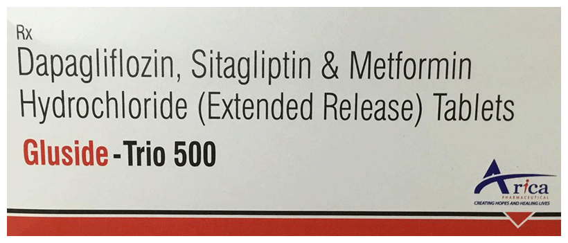 Gluside-Trio 500 Tablet ER - Image 1