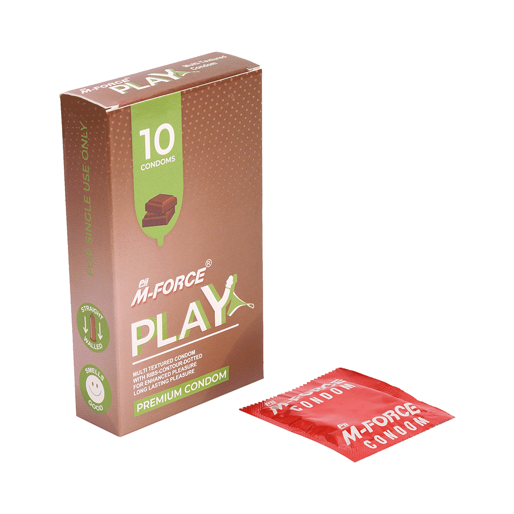 PII M-Force Play Condom (10 Each)condon Chocolate - Image 3
