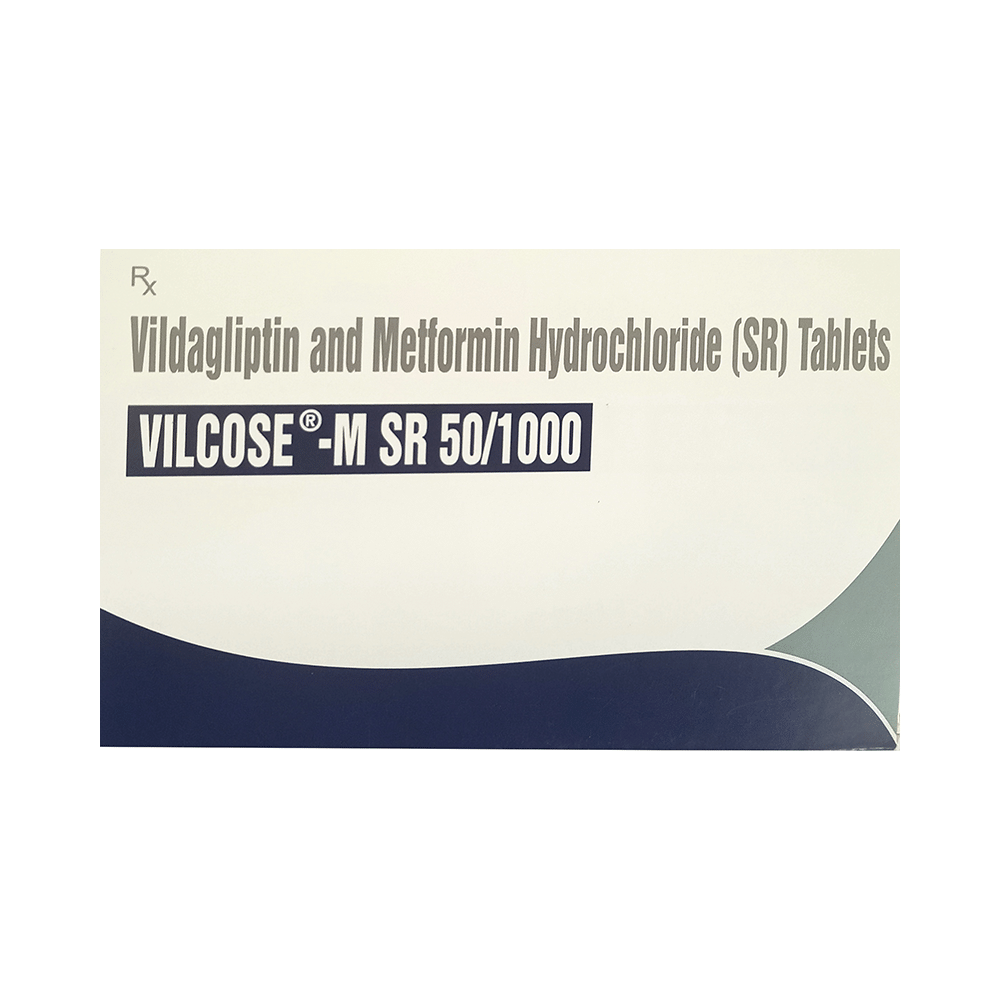 Vilcose-M SR 50/1000 Tablet - Image 1