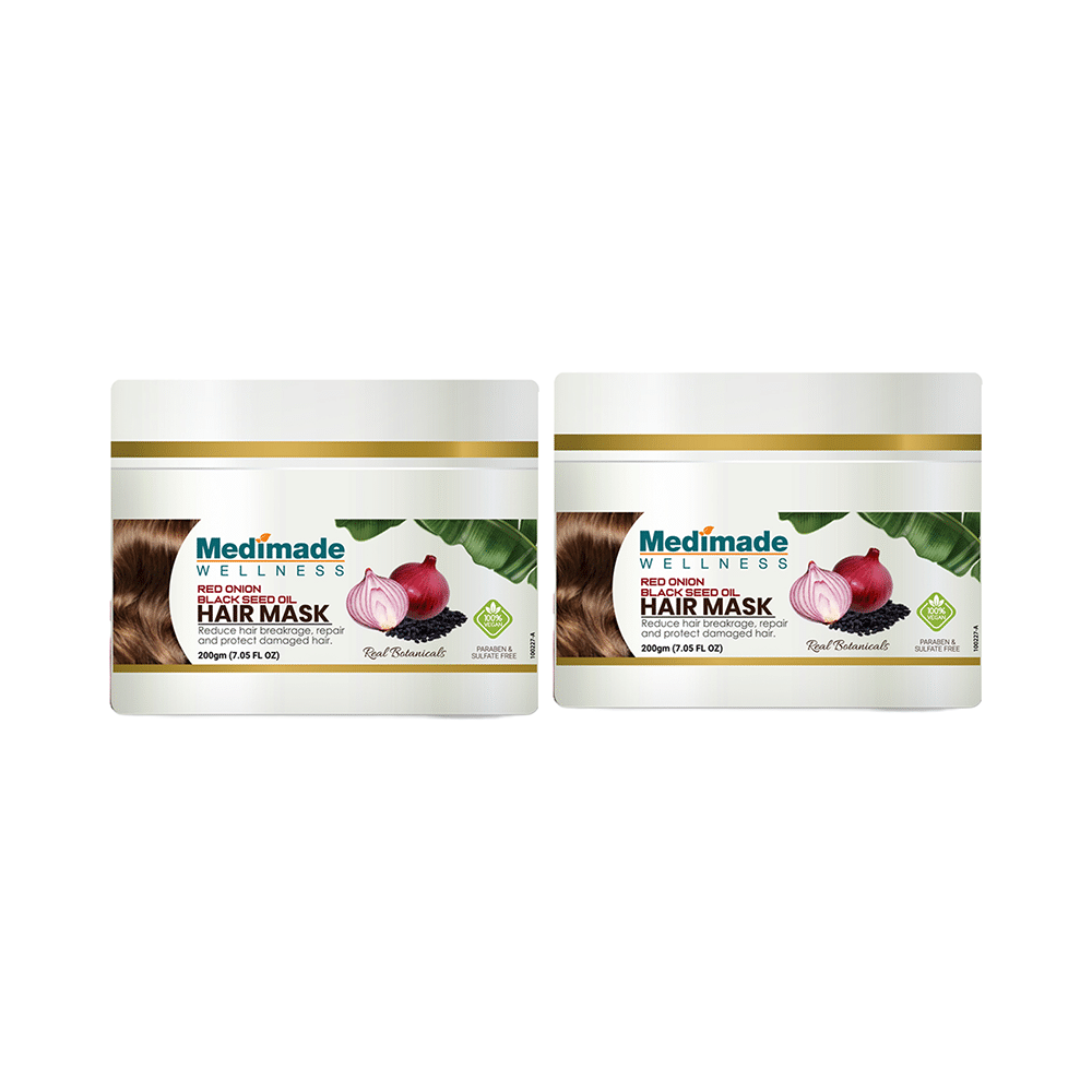 Medimade Wellness Red Onion Black Seed Oil Hair Mask (200gm Each) - Image 1