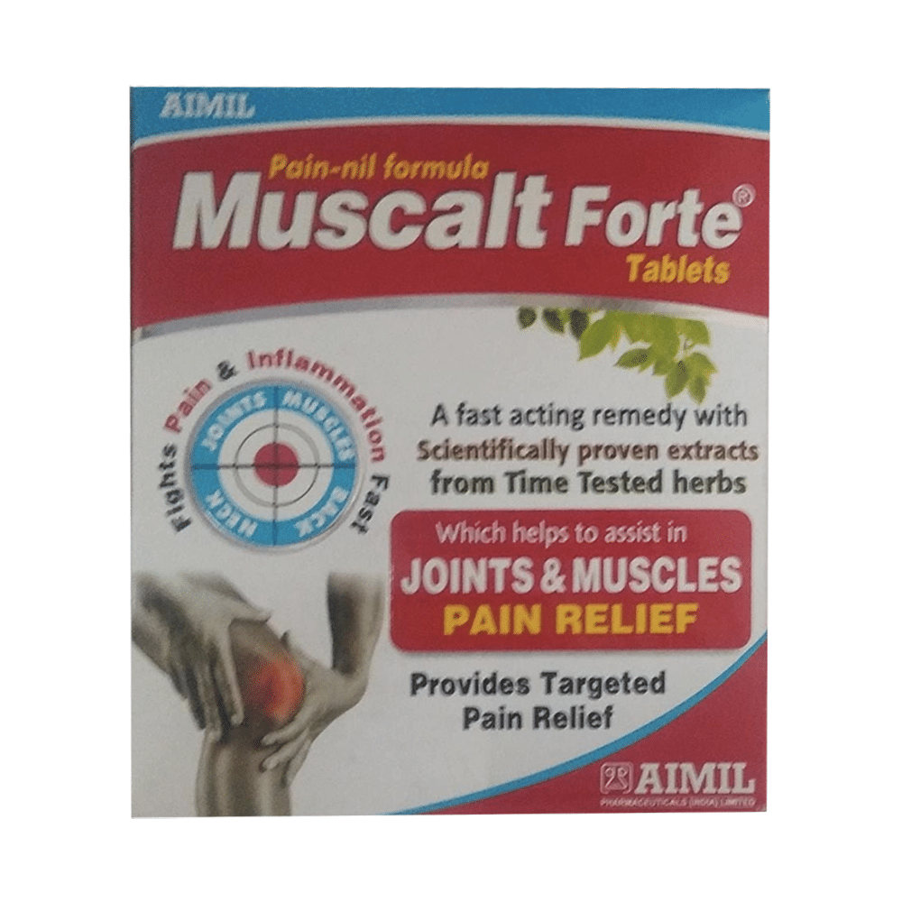 Muscalt Forte Tablet |  For Joint & Muscle Pain Relief - Image 1