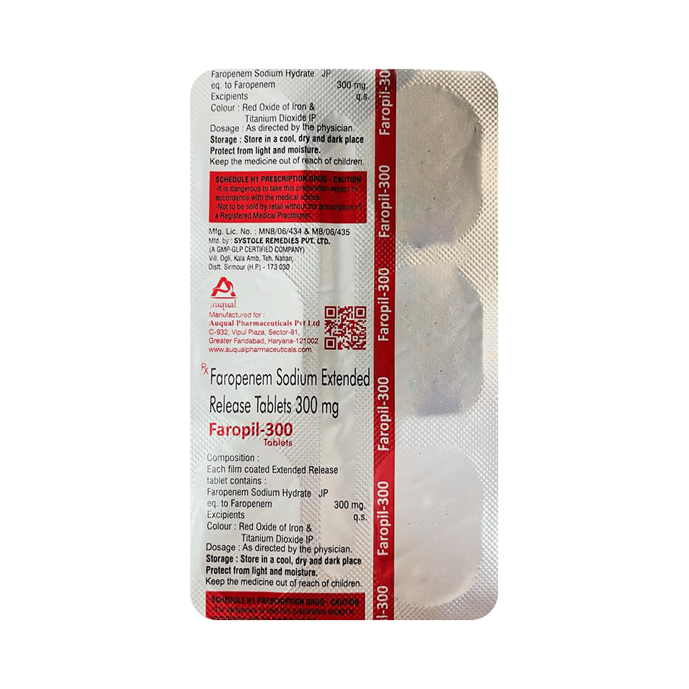 Faropril 300 Tablet ER - Image 3