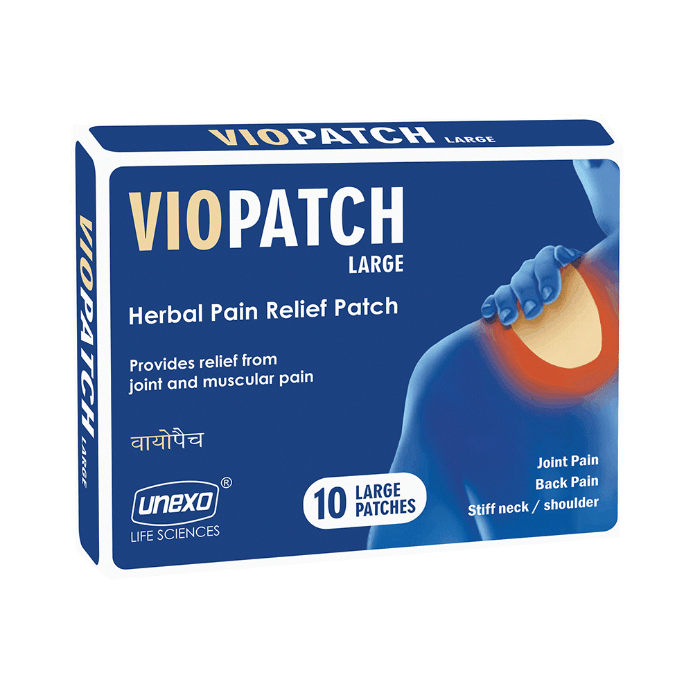 Viopatch Herbal Pain Relief Patch Large - Image 1