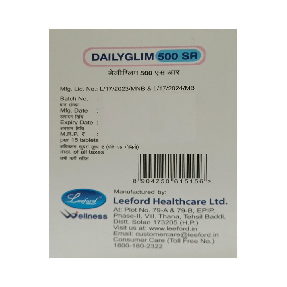 Dailyglim 500 SR Tablet - Image 3
