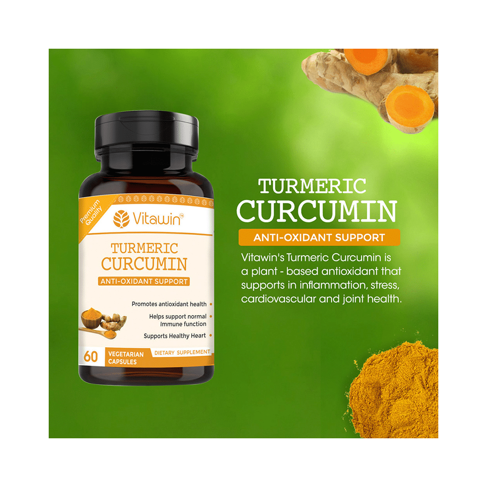 Vitawin Turmeric Curcumin Vegetarian Capsule - Image 4