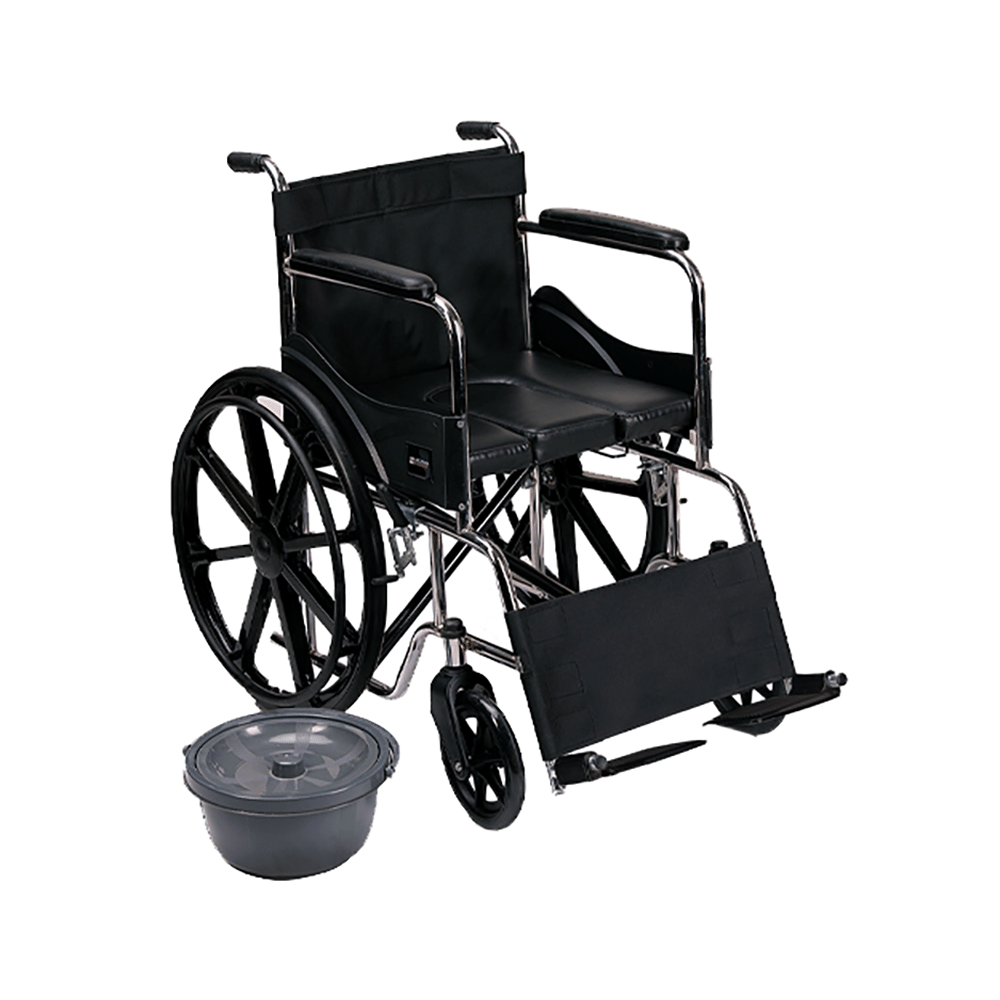 Arcatron Mobility FSC100 Foldable Commode Wheelchair