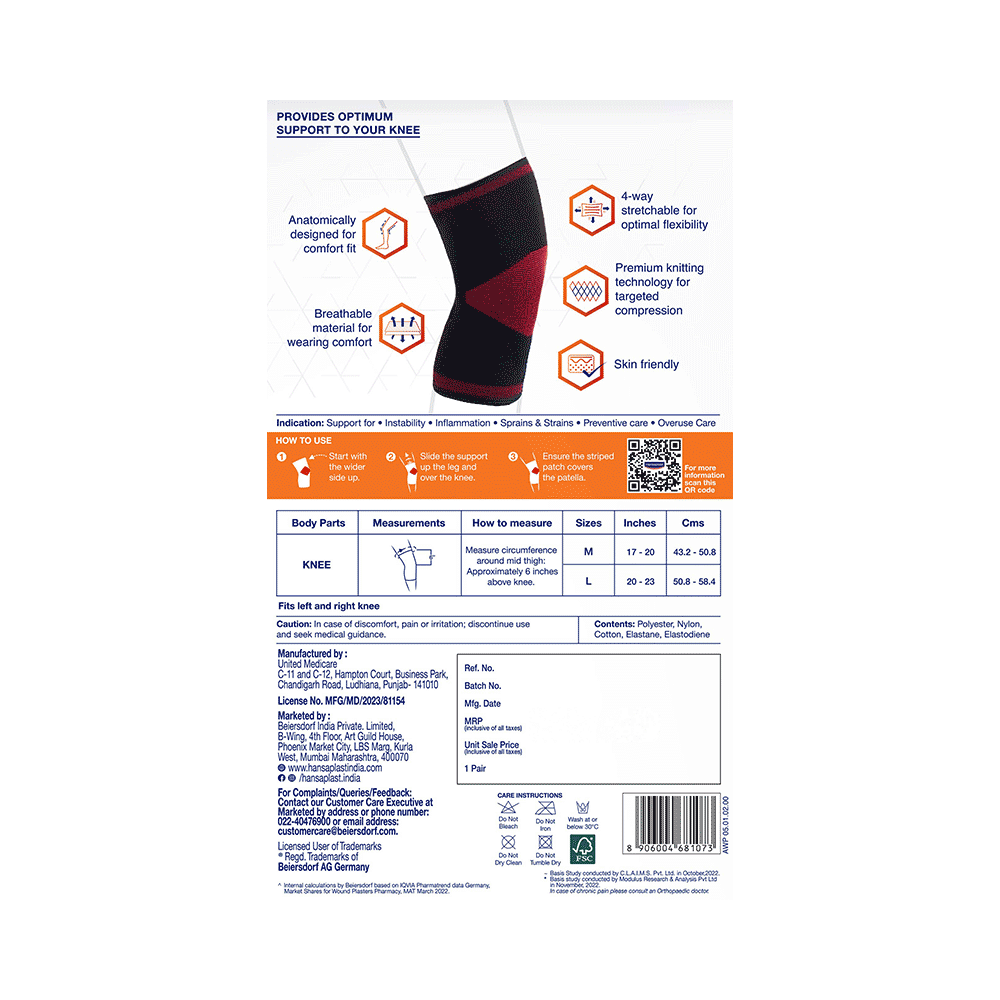 Hansaplast Active Knee Support Large - Image 3