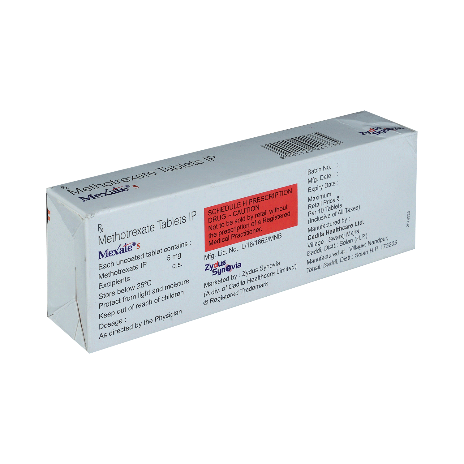 Mexate 5 Tablet - Image 3