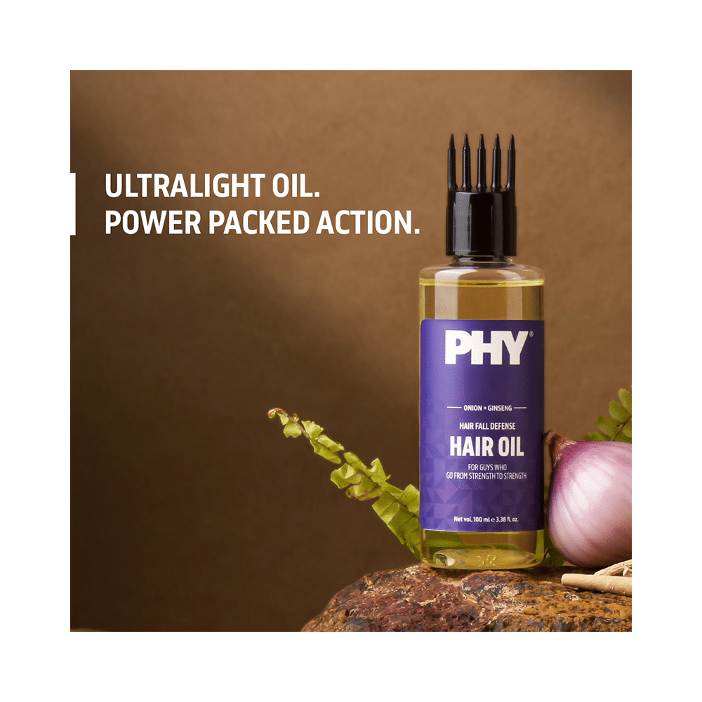Phy Onion Ginseng Hairfall Defense Hair Oil - Image 3