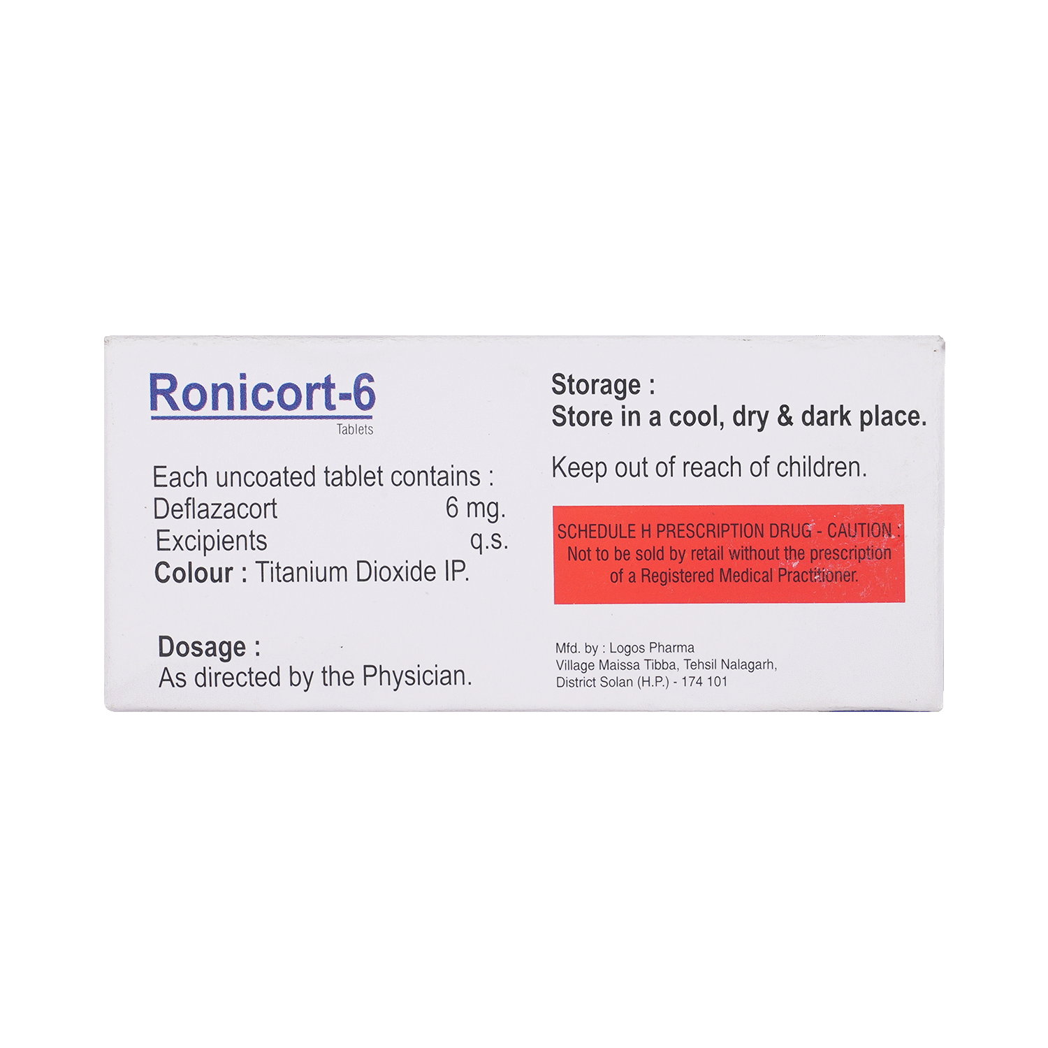 Ronicort 6mg Tablet - Image 3