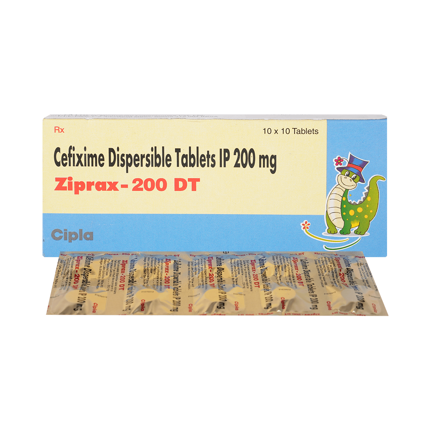 Ziprax 200 DT Tablet - Image 1