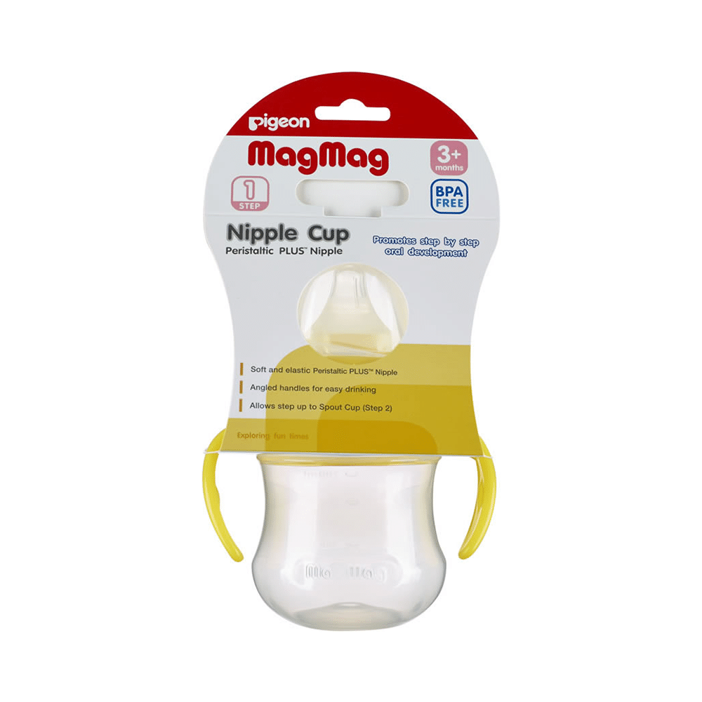 Pigeon Mag Mag Nipple Cup Yellow