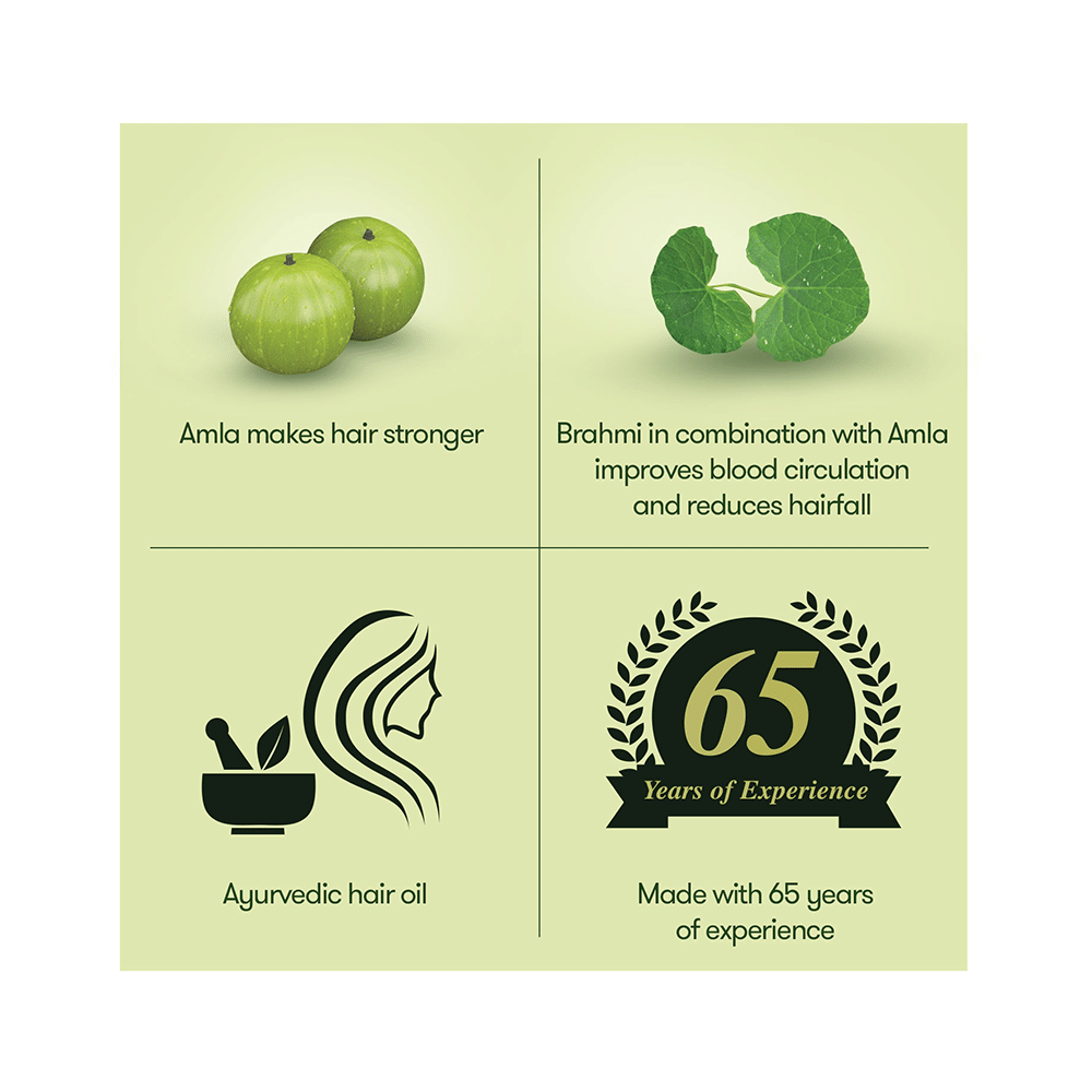 Bajaj Brahmi Amla Ayurvedic Hair Oil - Image 3