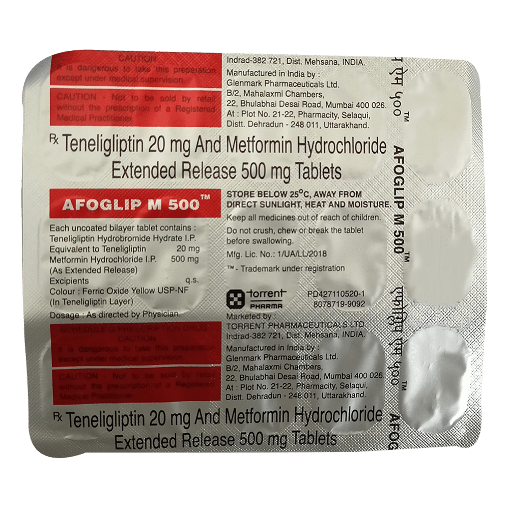 Afoglip M 500 Tablet ER - Image 3