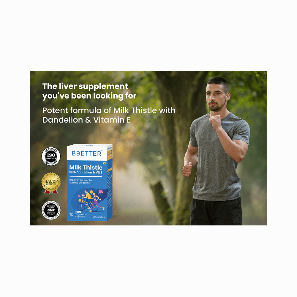 BBetter Milk Thistle with Dandelion & Vitamin E Capsule - Image 7