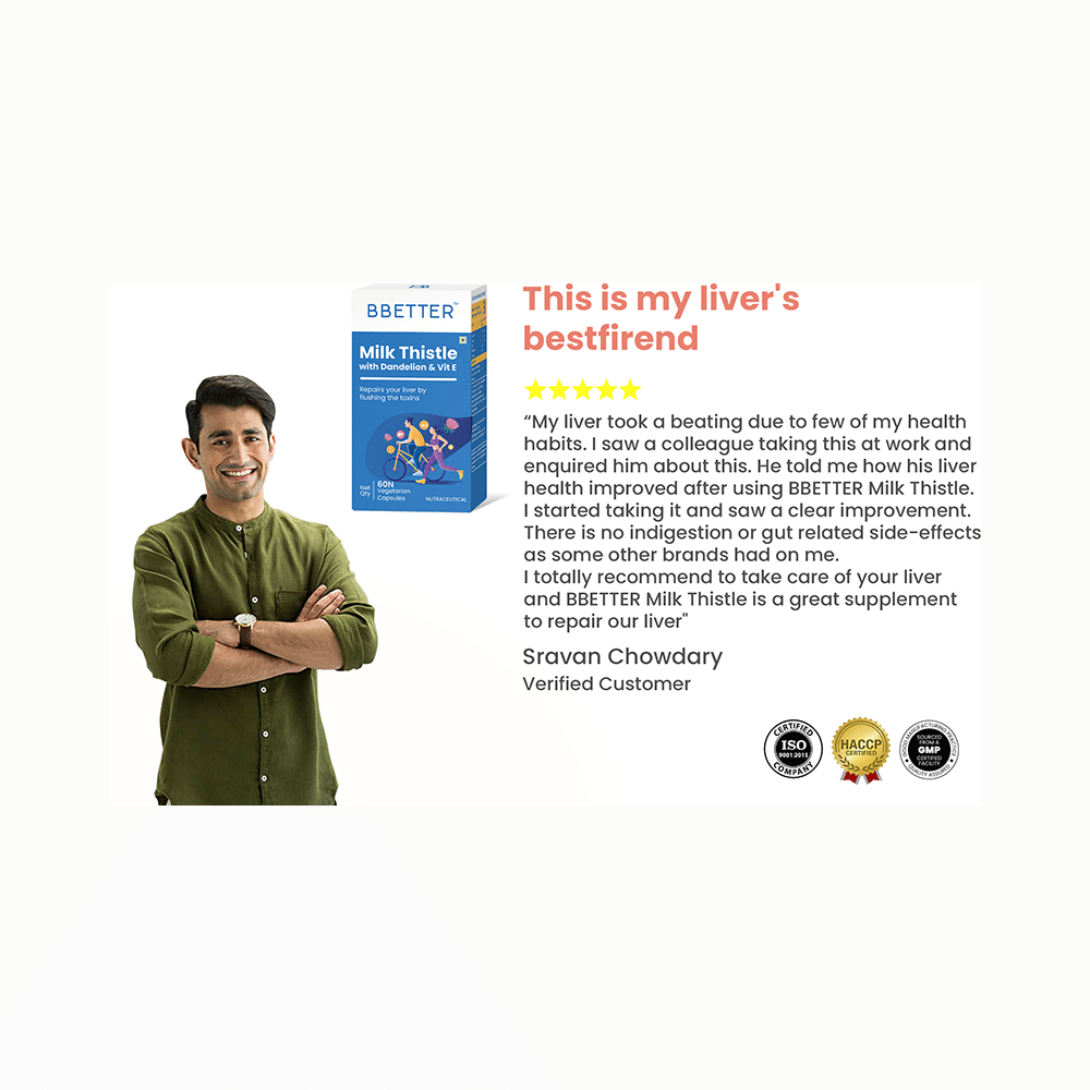 BBetter Milk Thistle with Dandelion & Vitamin E Capsule - Image 9