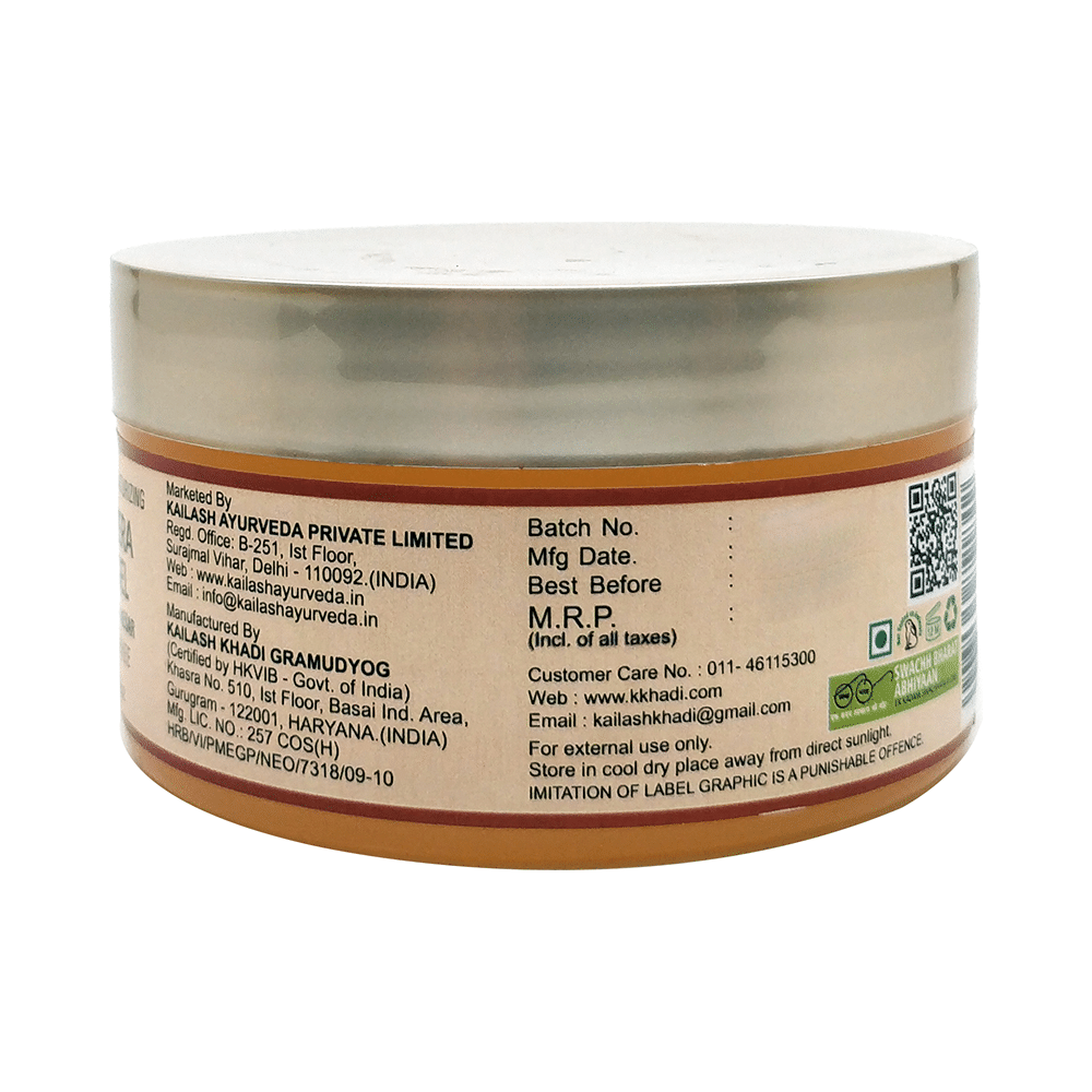 Khadi India Aloe Vera 100% Soothing Gel Enriched with Kesar - Image 2