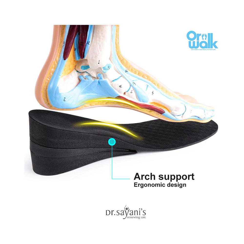 Orwalk Ren-E-28 3/4 Comfort Insoles Orthotic Insoles Feet Insoles for  Arch Supports ,Relieve Soft Shock Absorption &  Running Medium - Image 2