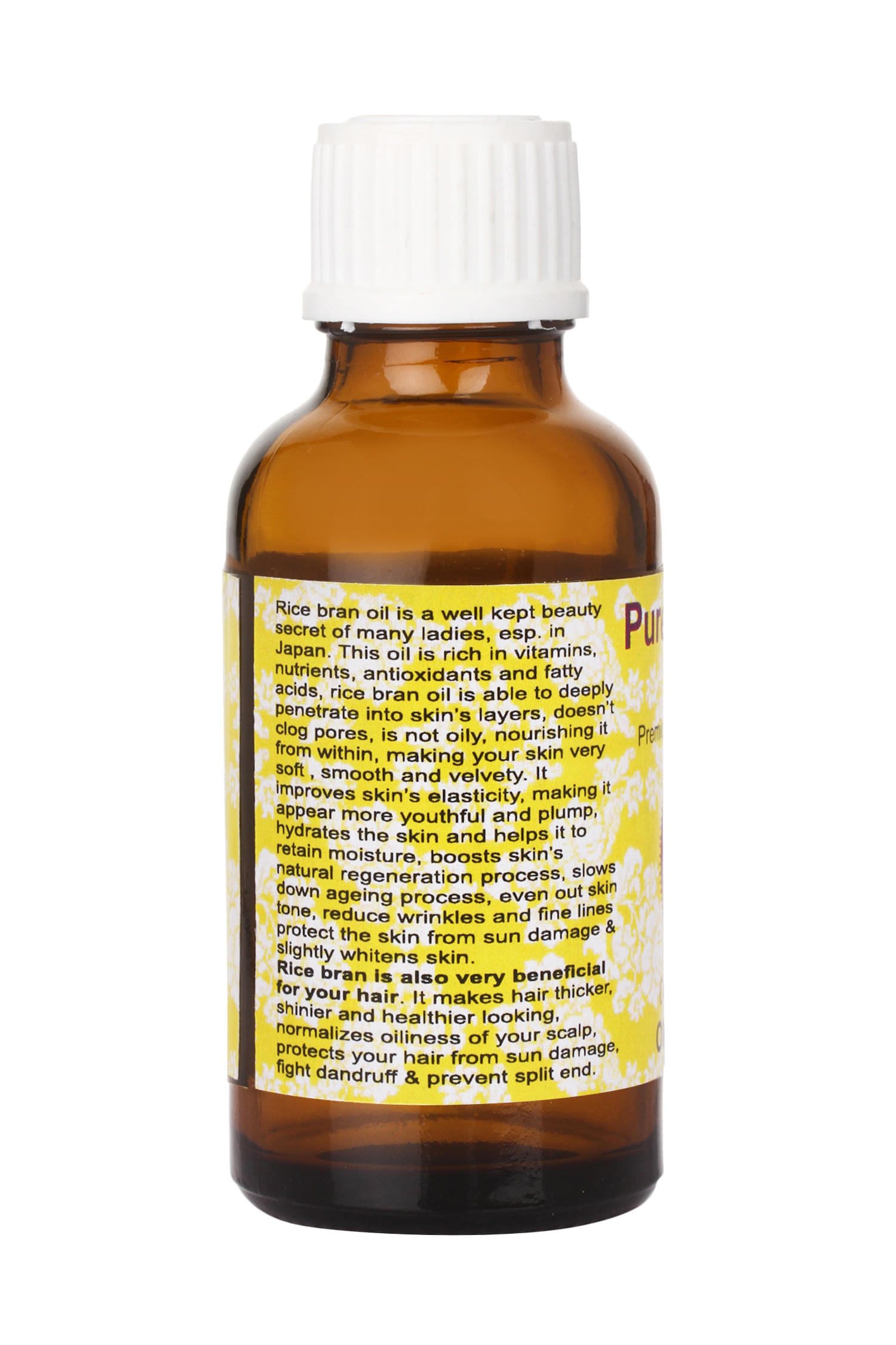 Deve Herbes Pure Rice Bran/Oryza Sativa Cold Pressed Oil - Image 3