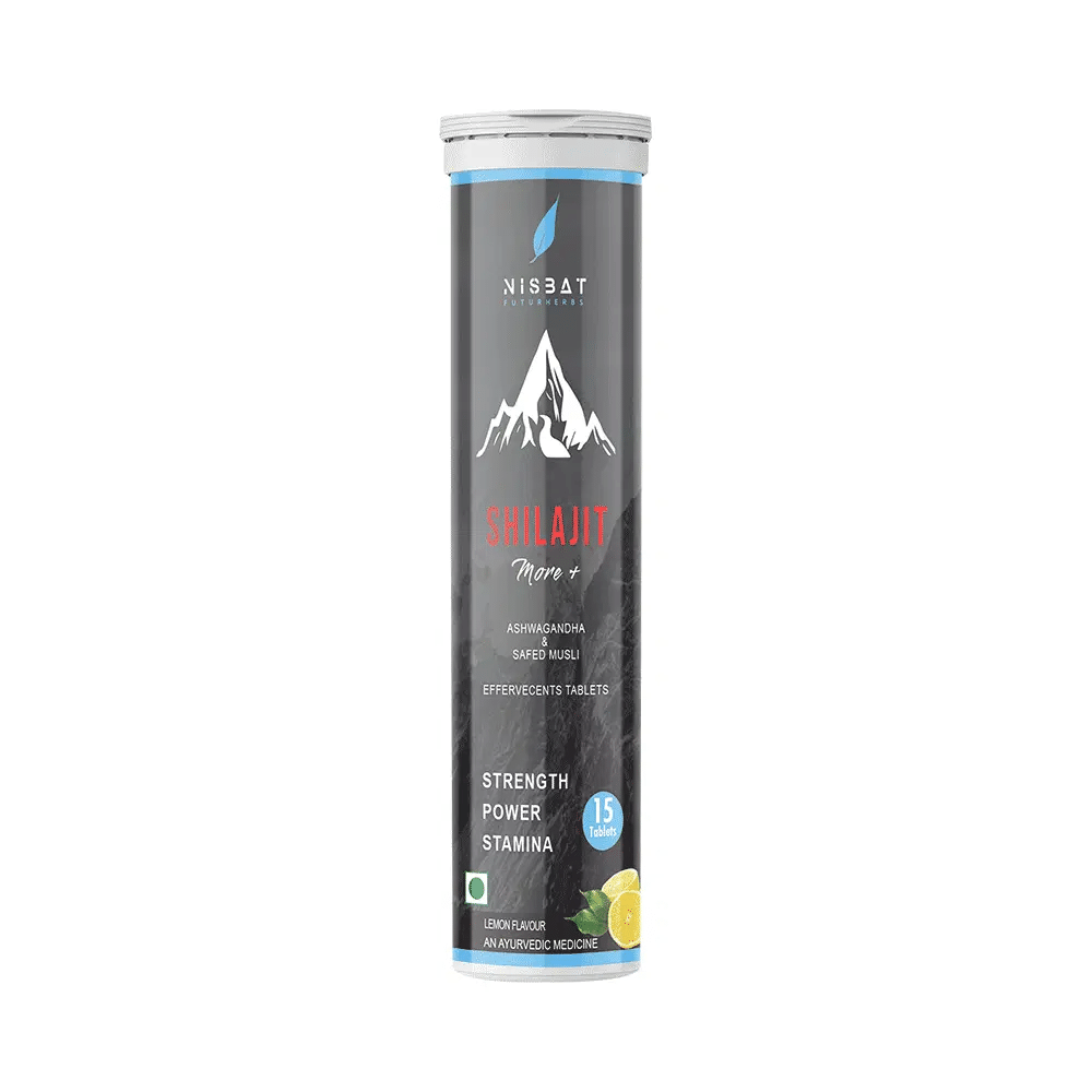 Nisbat Futurherbs Shilajit more+ Effervescent Tablet Lemon