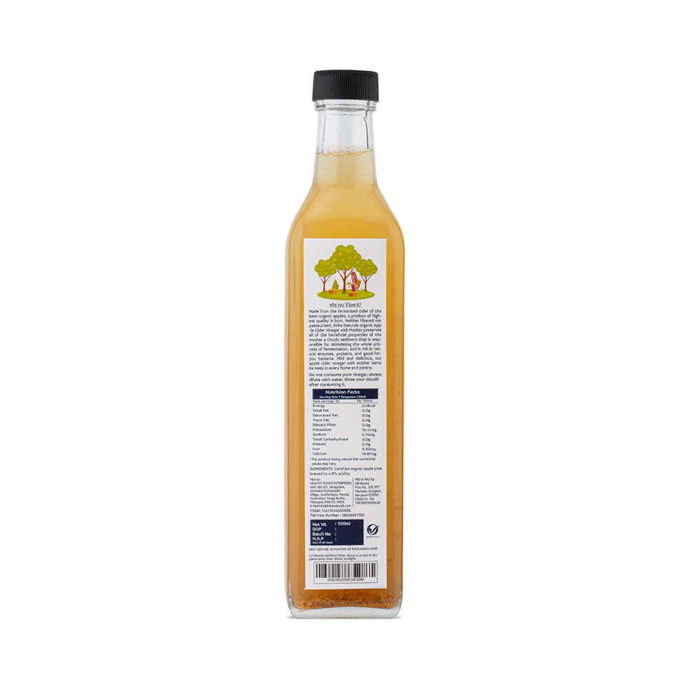 Jivika Naturals Organic Apple Cider Vinegar with The Mother Raw - Image 2