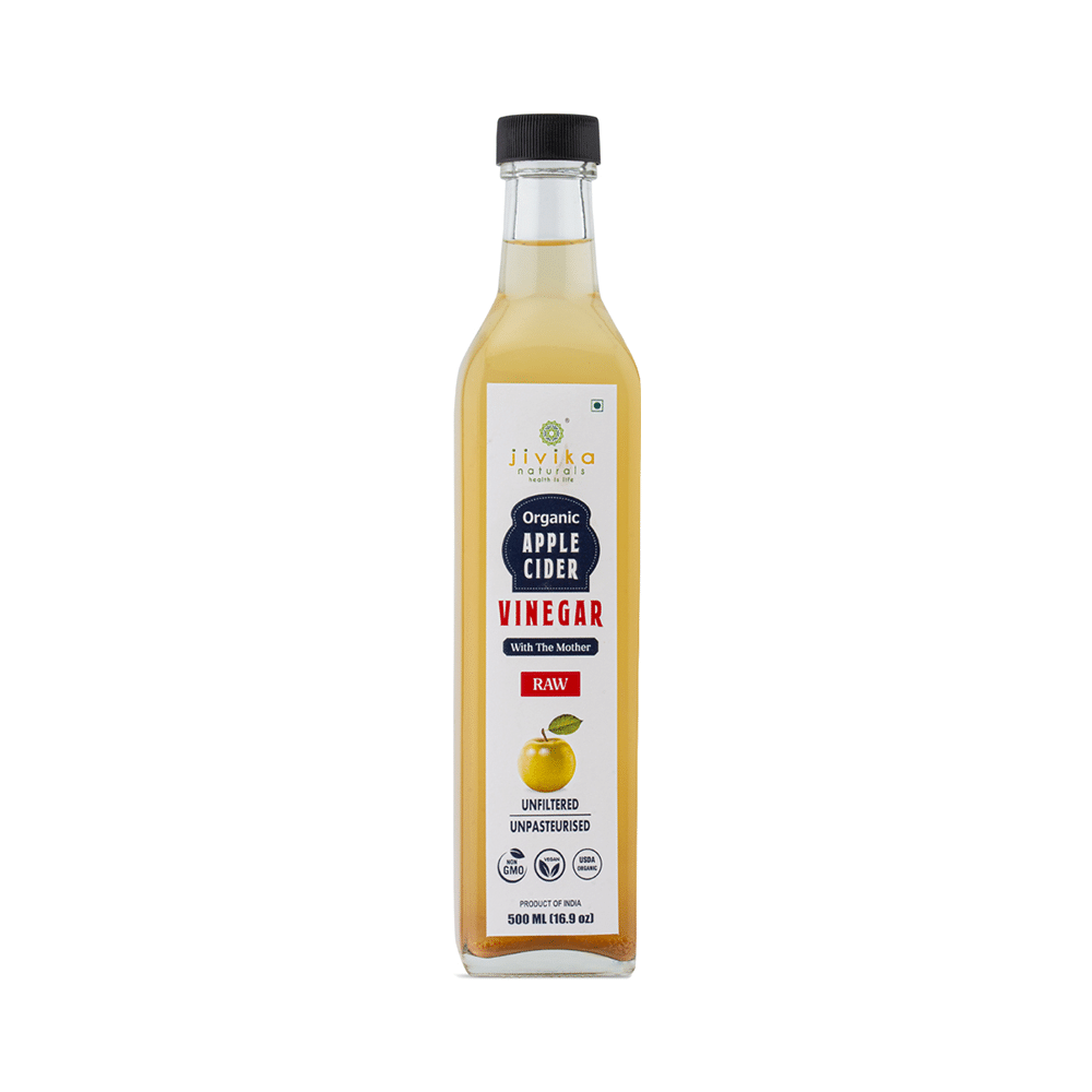 Jivika Naturals Organic Apple Cider Vinegar with The Mother Raw - Image 1