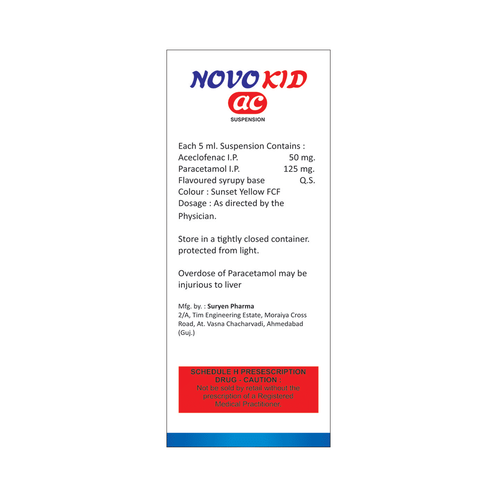 Novo AC Kid Oral Suspension - Image 2