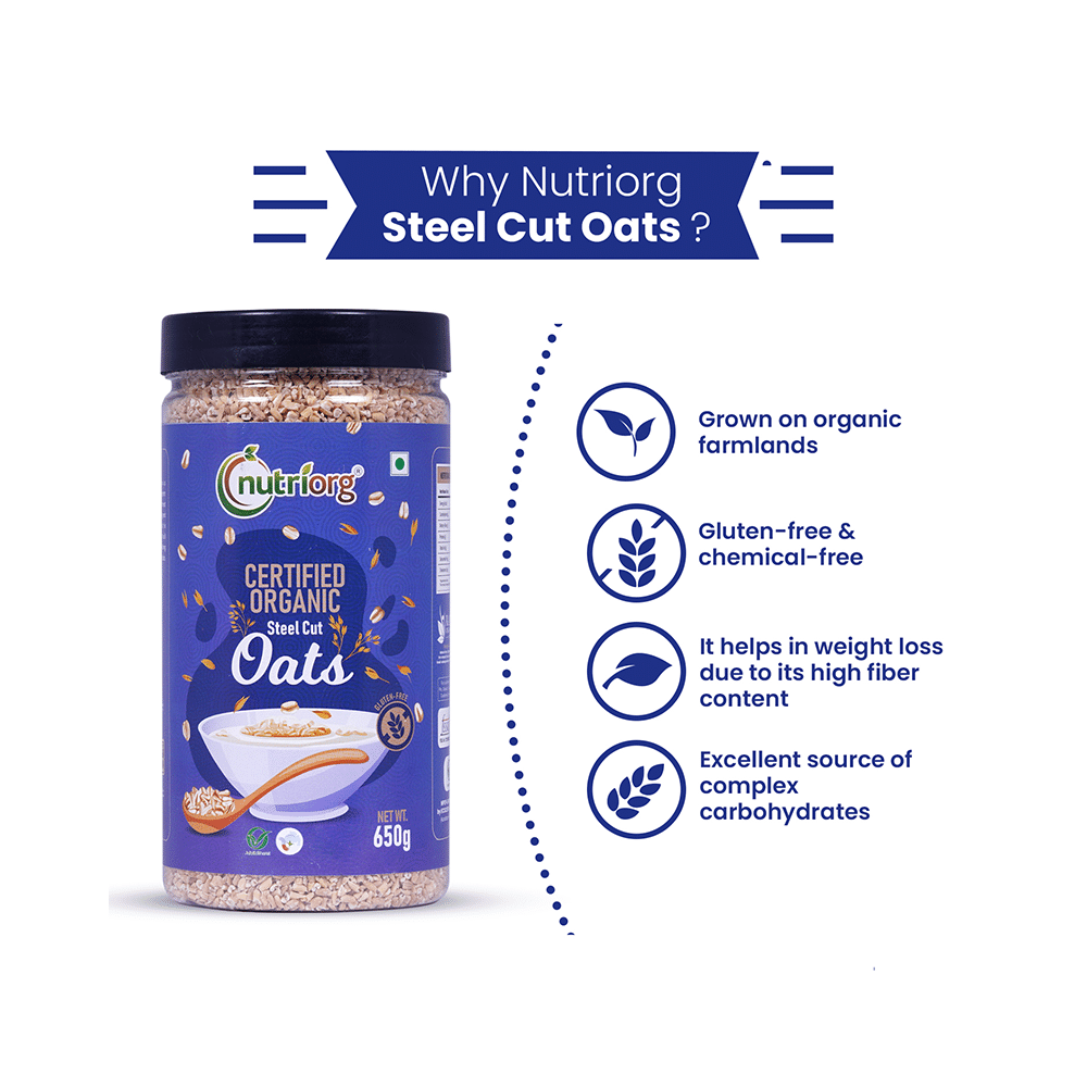 Nutriorg Certified Organic Steel Cut Oats - Image 4