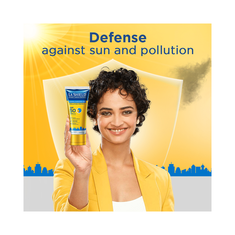 La Shield Expert Urban Protect Mineral Sunscreen Gel | UVA/UVB Protection | Paraben-Free | SPF 50 - Image 2