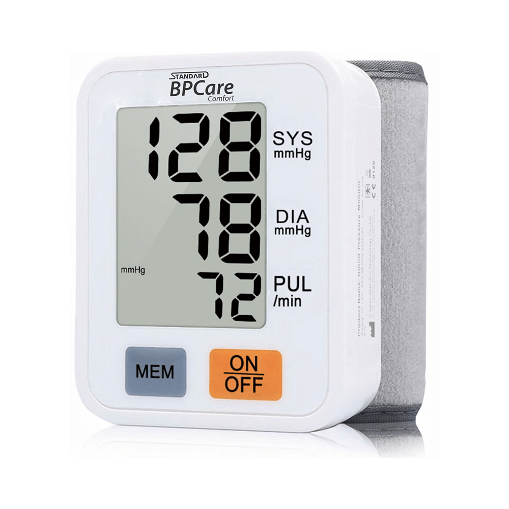 Standard BPCare Comfort Automatic Digital Wrist BP Monitor - Image 1