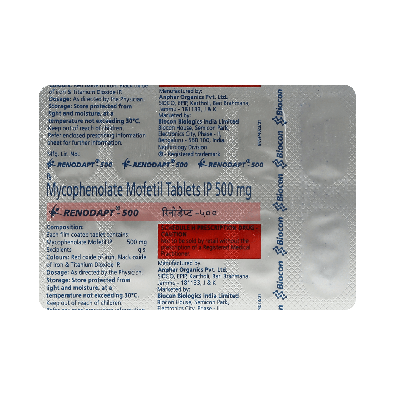 Renodapt 500 Tablet - Image 3