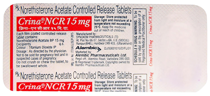 Crina-NCR 15 Tablet - Image 1