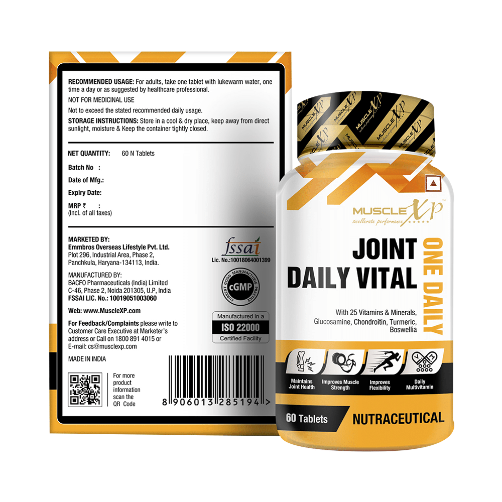 MuscleXP Joint Daily Vital One Daily Tablet - Image 6