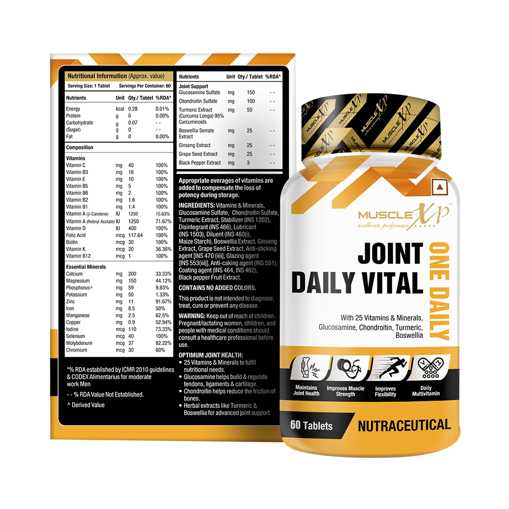 MuscleXP Joint Daily Vital One Daily Tablet - Image 4