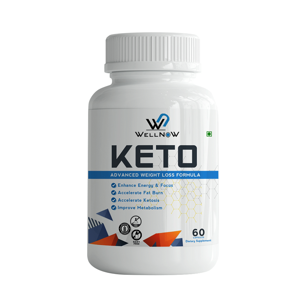 Wellnow Keto Capsules for Improved Metabolism, Fat Loss & Energy (60 Each) - Image 1