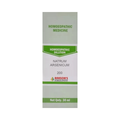 Bakson's Homeopathy Natrum Arsenicum Dilution 200