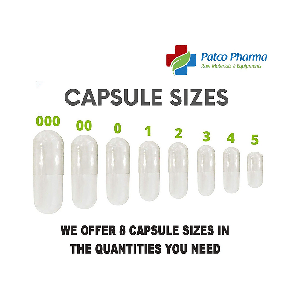 Patco Pharma Empty Hard Gelatin Capsule Size 00 Navy Blue and White - Image 4