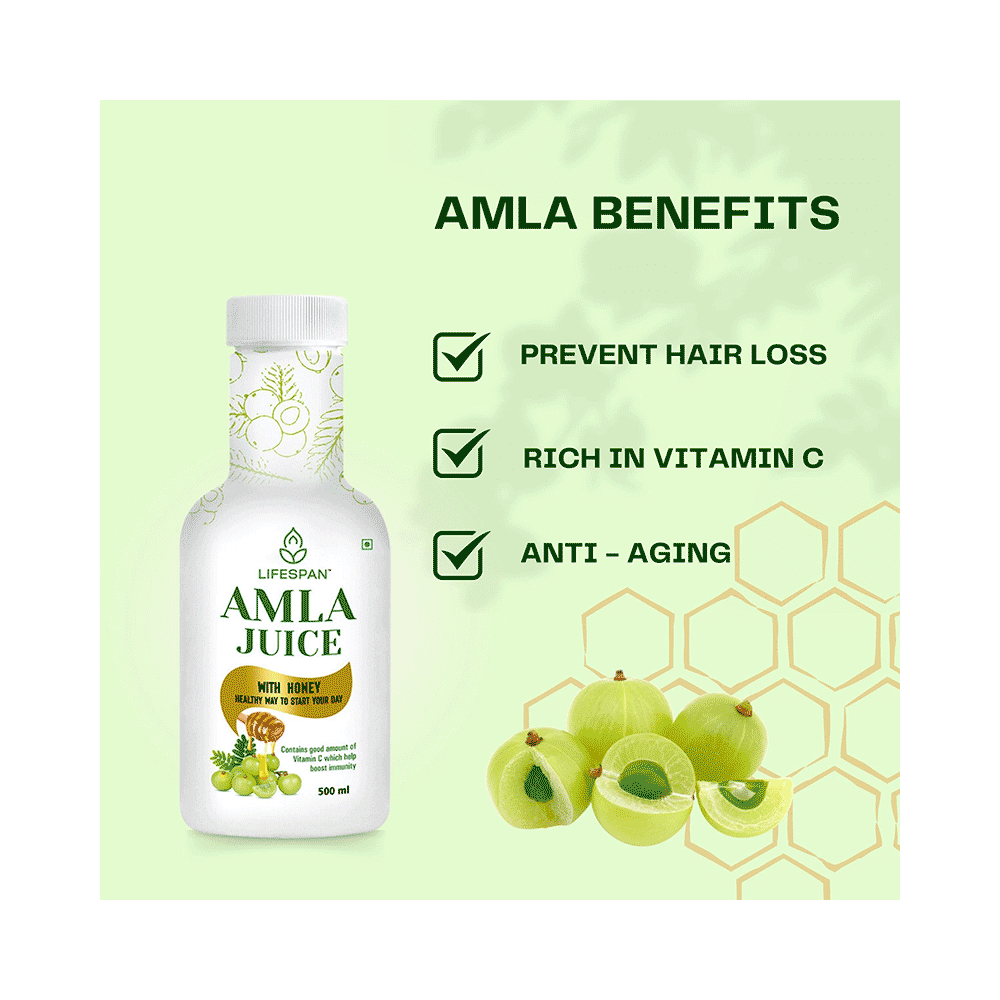 Lifespan Amla Juice with Honey | Immunity Boost | Organic & Natural Juice | No Added Sugar - Image 5
