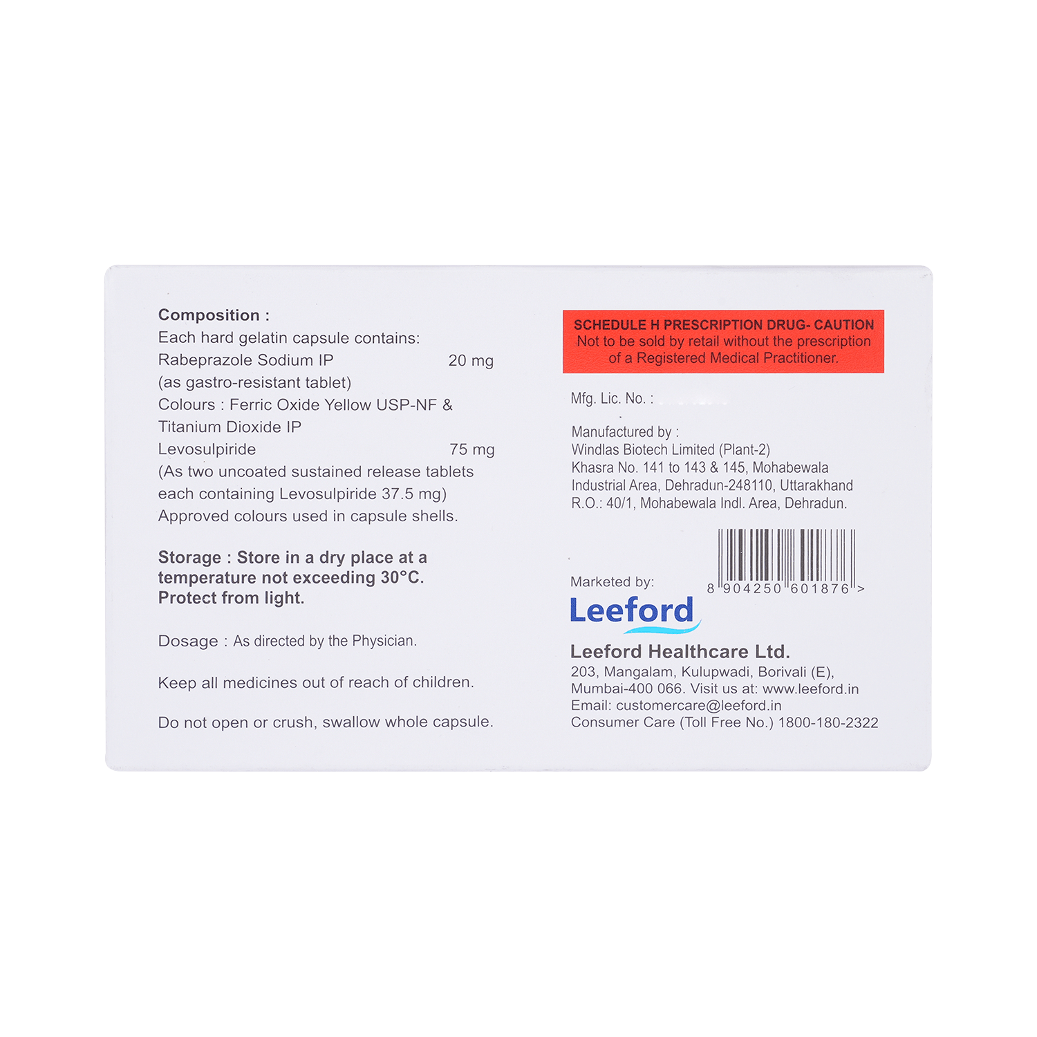 Rebozen-SL 75mg/20mg Capsule - Image 3