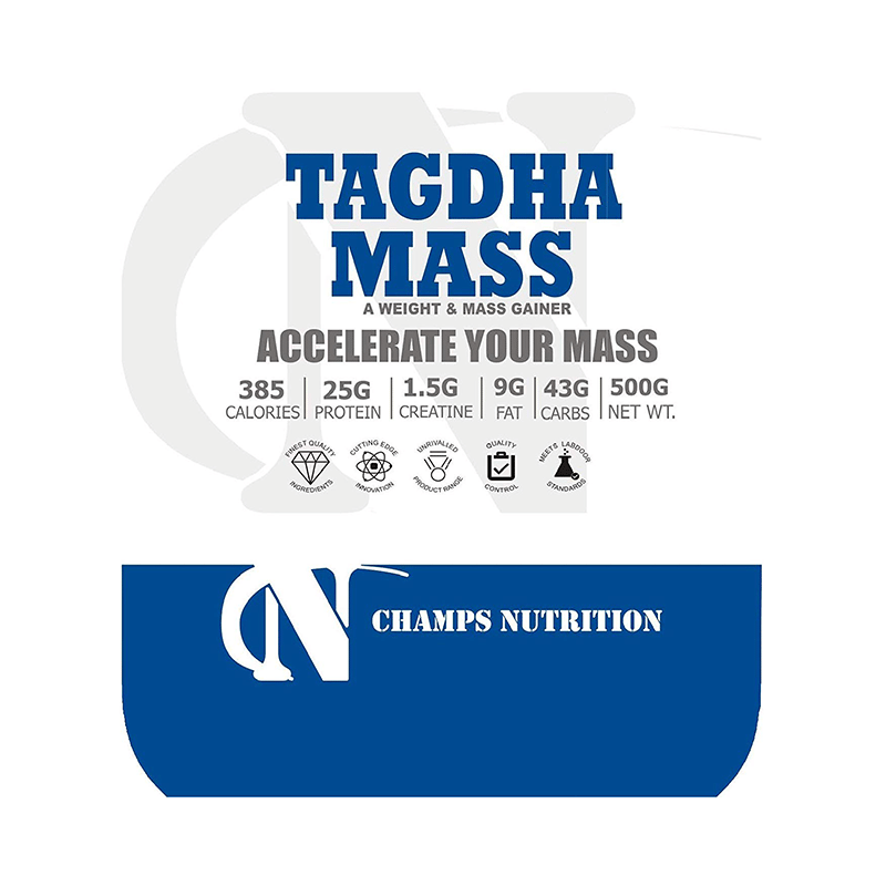 Champs Nutrition Tagdha Mass Gainer Powder Vanilla - Image 2