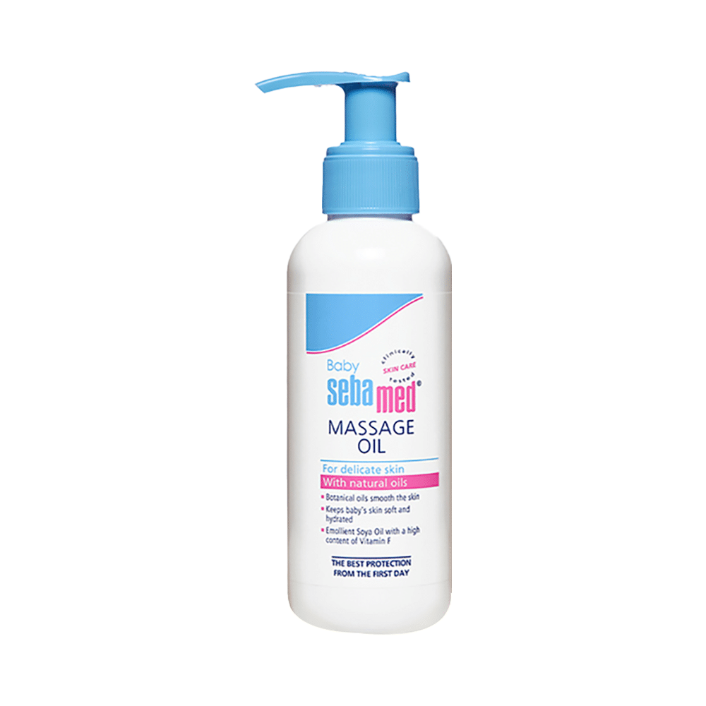 Sebamed Baby Skin Soothing Massage Oil with Soya & Wheat Germ Oil - Image 1