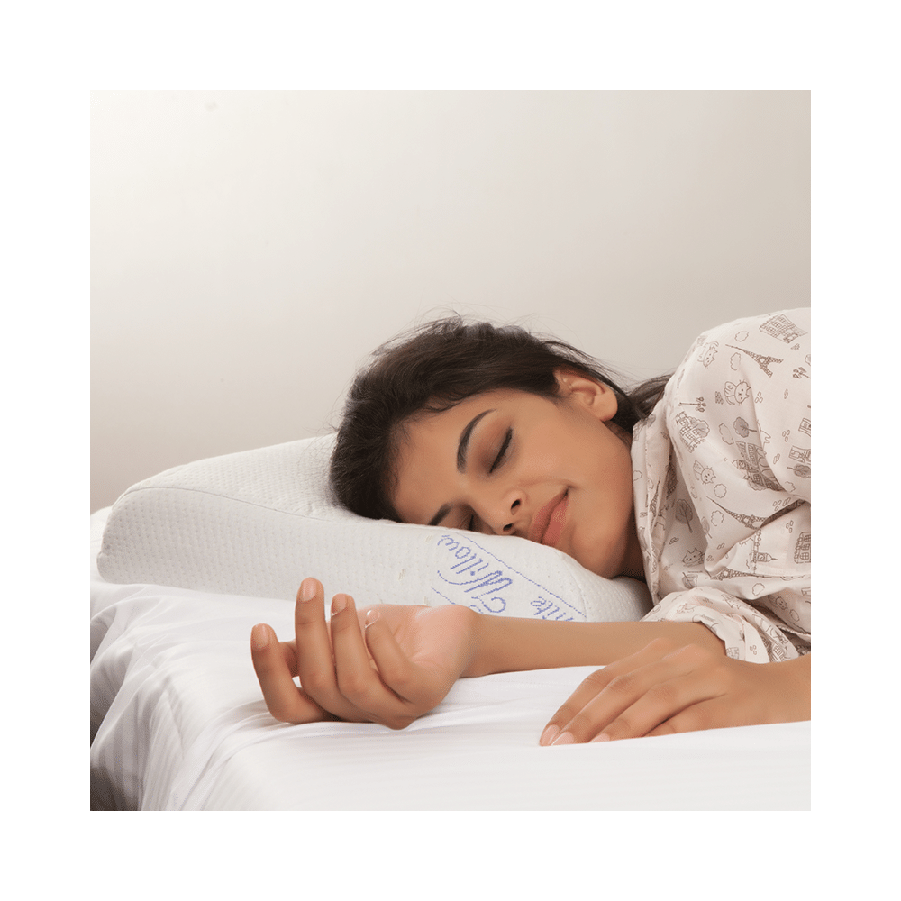 The White Willow Cervical Orthopedic Memory Foam Contour Pillow King - Image 6