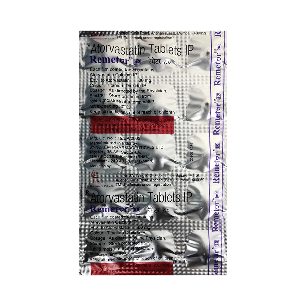 Remetor 80 Tablet - Image 4