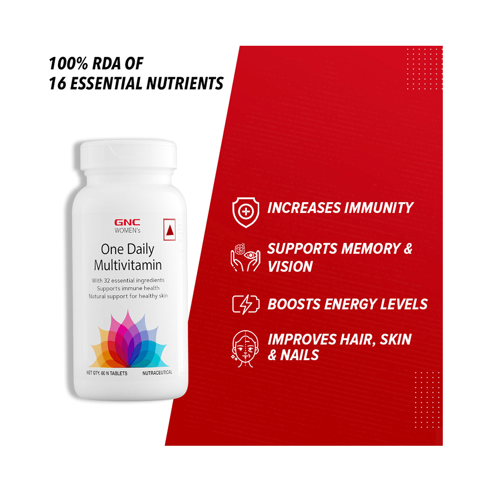 GNC Women's One Daily Multivitamin | For Overall Health & Wellness | Tablet - Image 7